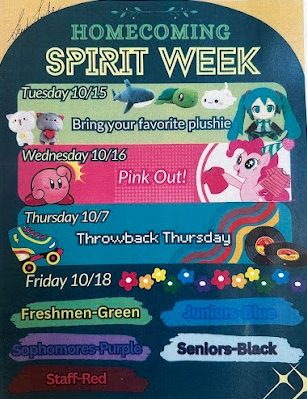 Spirit Week Preview: The Week of Homecoming